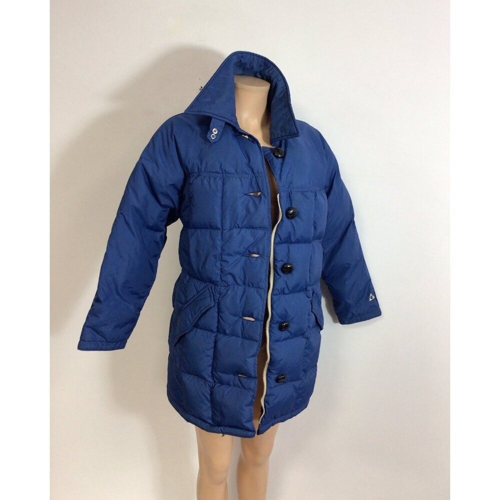 Vintage Heavy Goose Down Jacket Puffer Made USA Womens Medium
